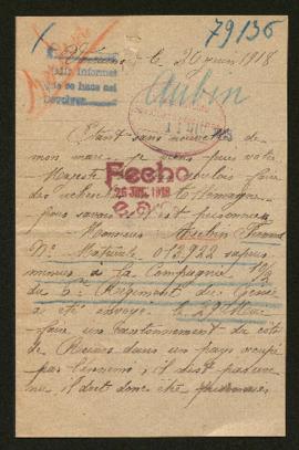 Expediente de Fernand Aubin