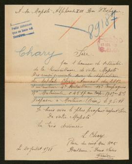 Expediente de Armand Chary