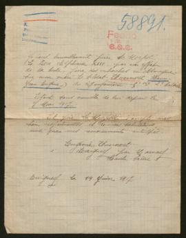 Expediente de Henri Jean Eugène Tourneret