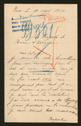 Expediente de Prosper Pelvey