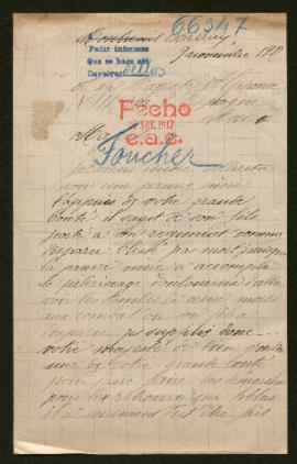 Expediente de Marcel Foucher