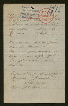 Expediente de Giuseppe Vesco