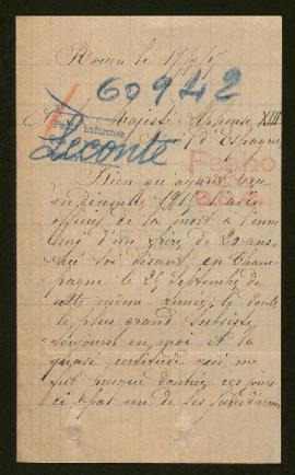 Expediente de Paul Jules Eugène Leconte