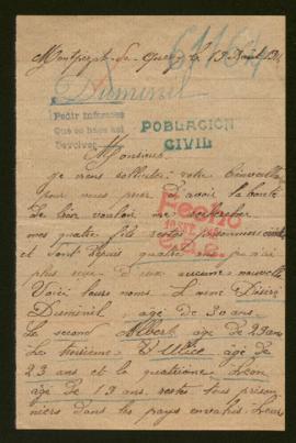 Expediente de la familia de Martine Duminil