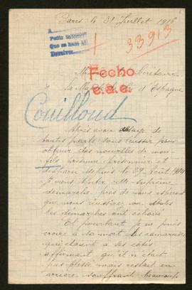 Expediente de Joseph Couilloud