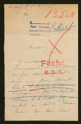 Expediente de Charles Eckert