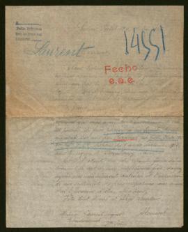 Expediente de Jules Joseph Laurent