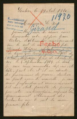 Expediente de Ulysse Giraud