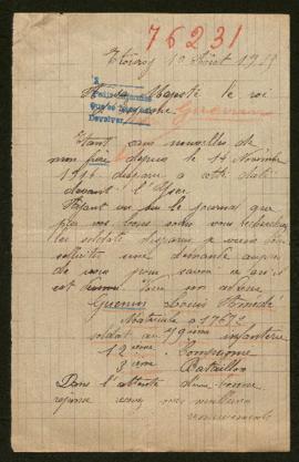 Expediente de Louis Amédé Guenin