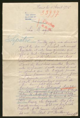 Expediente de Jules Ferdinand Lepâtre