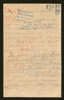 Expediente de Emile Pascal y Auguste Maurice Le Druc