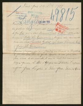 Expediente de Gabriel Langlais