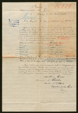 Expediente de Jean Marie Méau