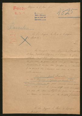 Expediente de Joseph Barsalou