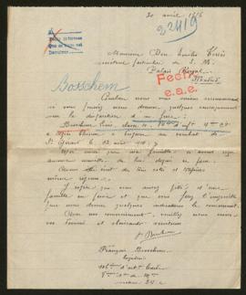 Expediente de Louis Bossechem