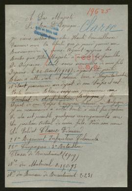 Expediente de Edouard Clarec