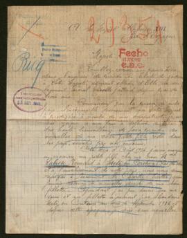 Expediente de Félicie Ricq y las familias Lalisse Bernard y Capon Friant