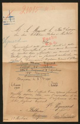 Expediente de Pierre Marie Vignard