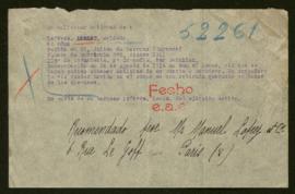 Expediente de Albert Lefèvre