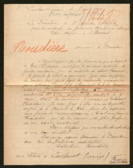 Expediente de Célestin Marius Roudière