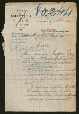 Expediente de Pierre Auzon