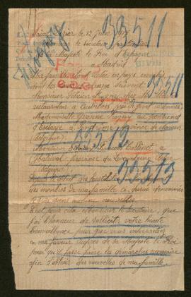 Expediente de Yvonne Frogny, Félicien Frogny y Edouard François Collinet