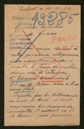 Expediente de Edouard Deuninck