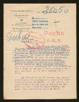 Expediente de Georges Dubuc
