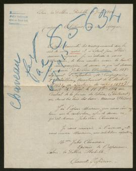 Expediente de Jules Léon Chauveau
