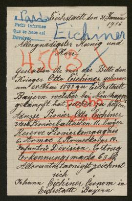 Expediente de Otto Eichiner