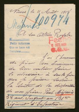 Expediente de Paul Méjanès