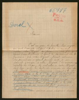 Expediente de François Dominique Dorel