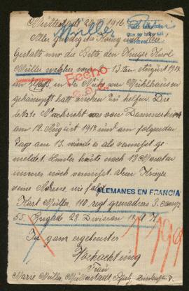 Expediente de Karl Müller