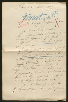 Expediente de Jules Tourat