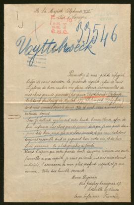 Expediente de la familia Uyttebroeck Palenge