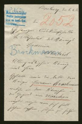 Expediente de Hermann Brockmann