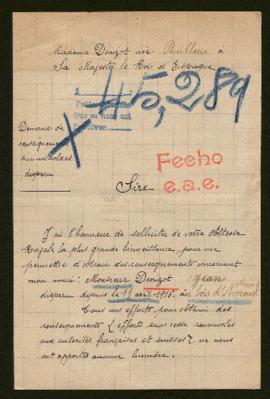 Expediente de Jean Denizot