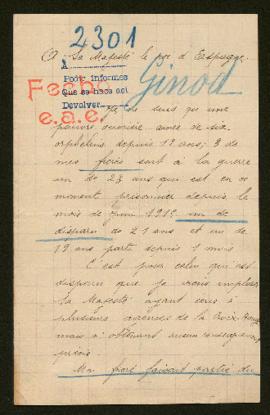 Expediente de Pierre Marie Claude Ginod