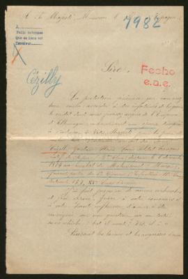Expediente de Gustave Henri Louis Cézilly