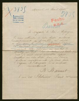 Expediente de Lazare Barnet