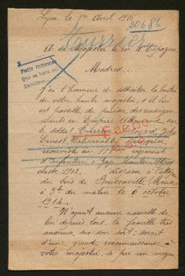 Expediente de Edouard Jules Ernest Tourrier