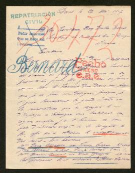 Expediente de la familia Bernard Ledieu