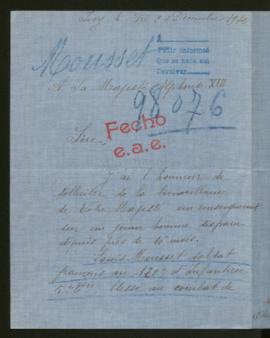 Expediente de Louis Mousset