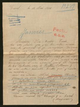 Expediente de Henri Janvier