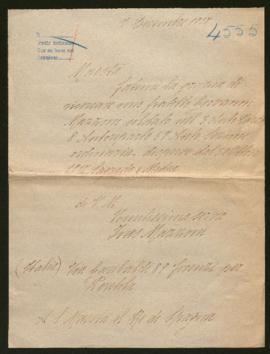 Expediente de Giovanni Mazzoni