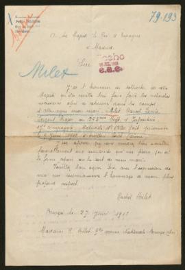 Expediente de Marcel Louis Milet