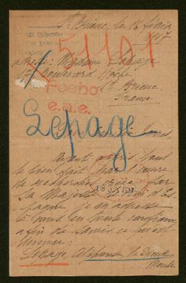 Expediente de Alphonse Lepage