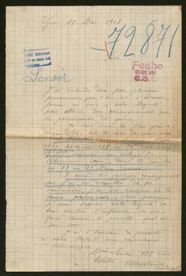 Expediente de Antoine Lenoir