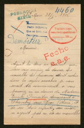 Expediente de Thérèse Demoitier