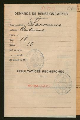 Expediente de Antoine Lacoume